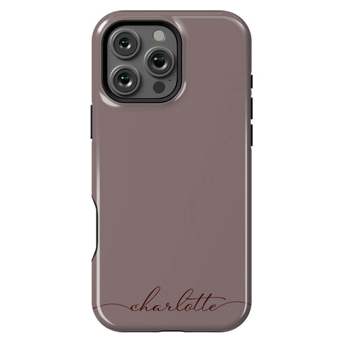 Custom Name Fresh Calligraphy iPhone Case - Horizontal